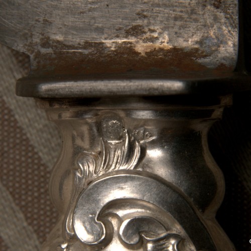 Набор для мяса "Фазан", столовое серебро, Франция, кон. 19 в