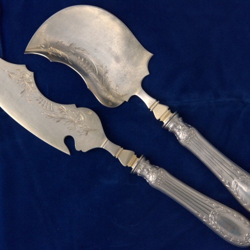 Набор для торта, столовое серебро, Франция, кон. 19 в