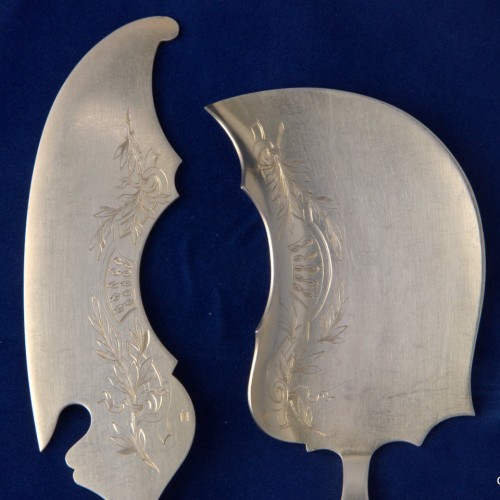 Набор для торта, столовое серебро, Франция, кон. 19 в