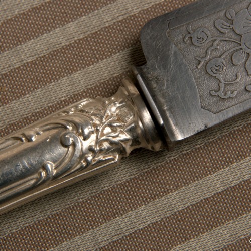 Набор для рыбы, столовое серебро, Франция, кон. 19 в