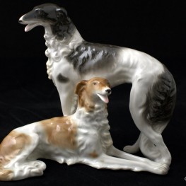 Две охотничьих собаки, Schaubach Kunst, Германия 