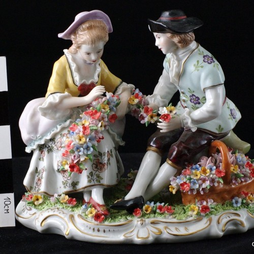 Пара с цветами, Sitzendorf, Германия