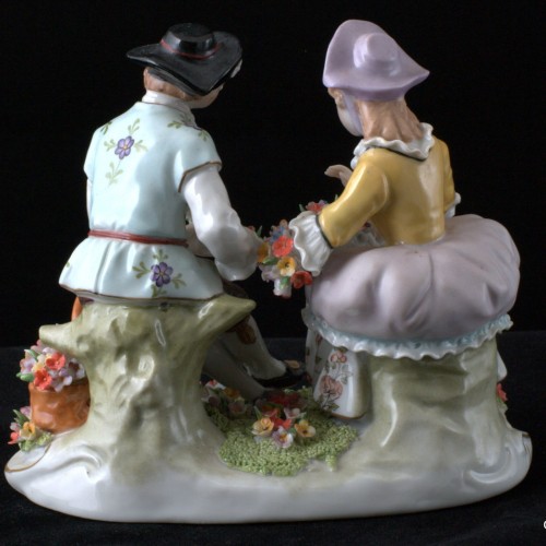 Пара с цветами, Sitzendorf, Германия