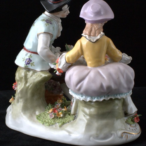 Пара с цветами, Sitzendorf, Германия