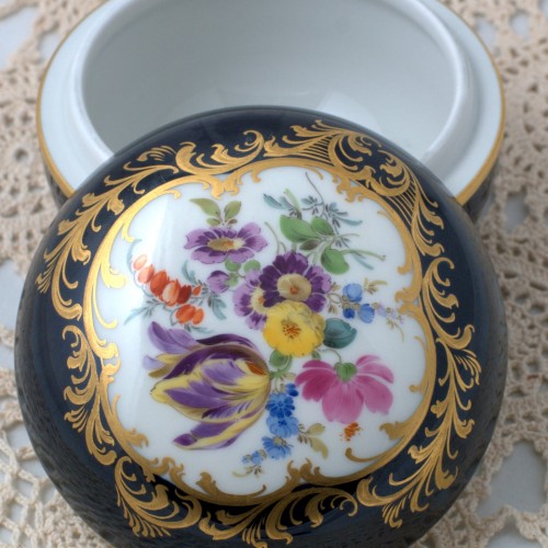 Круглая шкатулка, Meissen, Германия