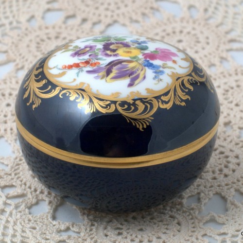 Круглая шкатулка, Meissen, Германия