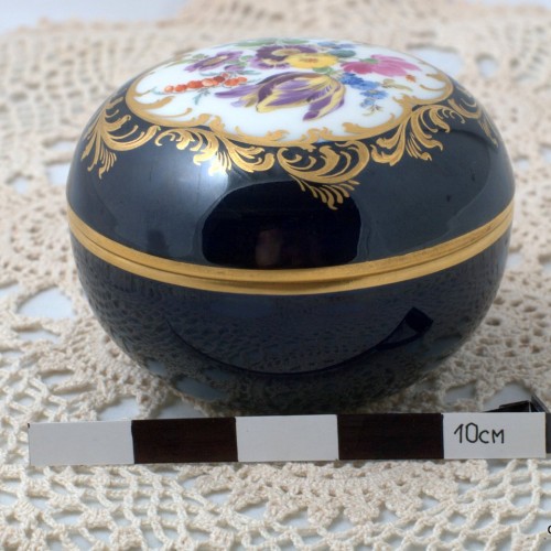 Круглая шкатулка, Meissen, Германия