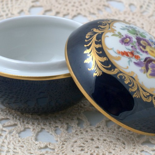 Круглая шкатулка, Meissen, Германия