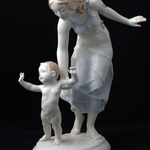 Мама с сыночком, Hutschenreuther, Германия, 1945-49 гг