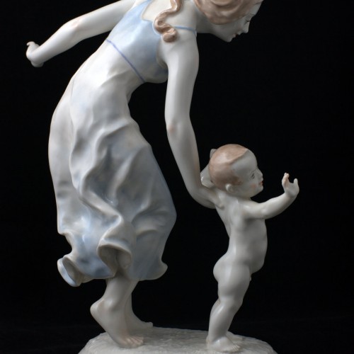 Мама с сыночком, Hutschenreuther, Германия, 1945-49 гг