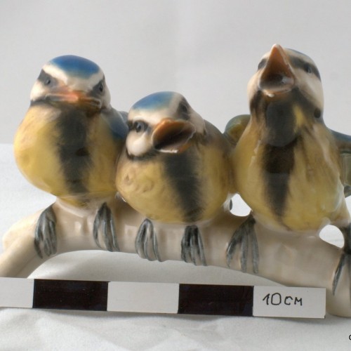 Три синички на ветке, Goebel, Германия, 1967 г