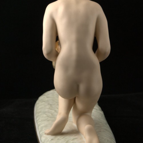 "Лучшие друзья" (девушка с олененком), Hutschenreuther, Германия, 1938-55 гг