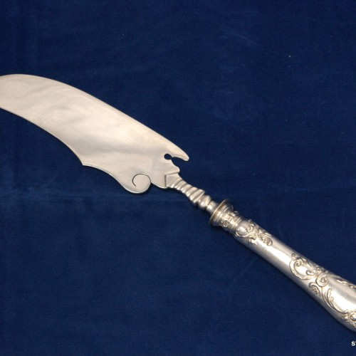 Нож для торта, столовое серебро, Франция, кон. 19 в