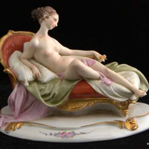 Обнаженная на отдыхе, Giuseppe Cappe, Италия, 1950 гг