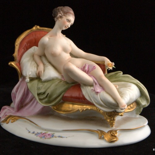 Обнаженная на отдыхе, Giuseppe Cappe, Италия, 1950 гг