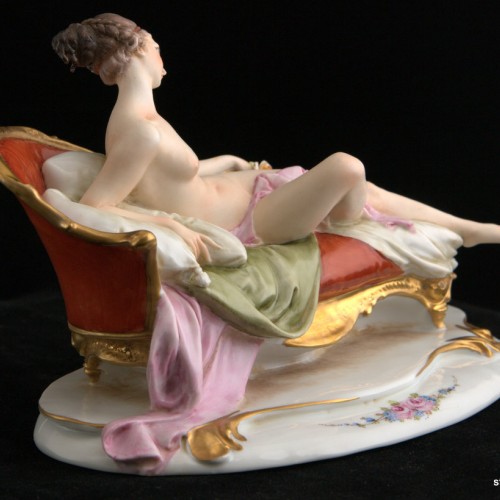 Обнаженная на отдыхе, Giuseppe Cappe, Италия, 1950 гг