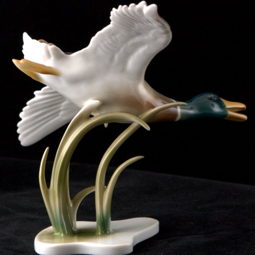 Утка летящая в камышах, Alka Kaiser, Германия