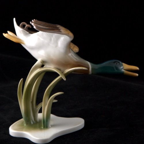 Утка летящая в камышах, Alka Kaiser, Германия