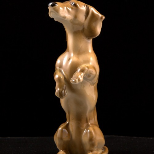 Такса стоящая на задних лапах, Hutschenreuther, Германия, 1970 гг