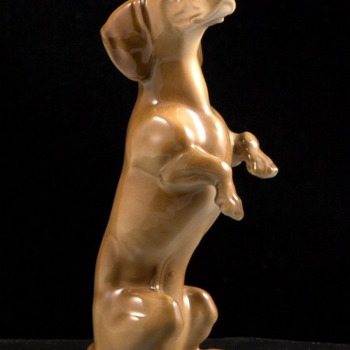 Такса стоящая на задних лапах, Hutschenreuther, Германия, 1970 гг