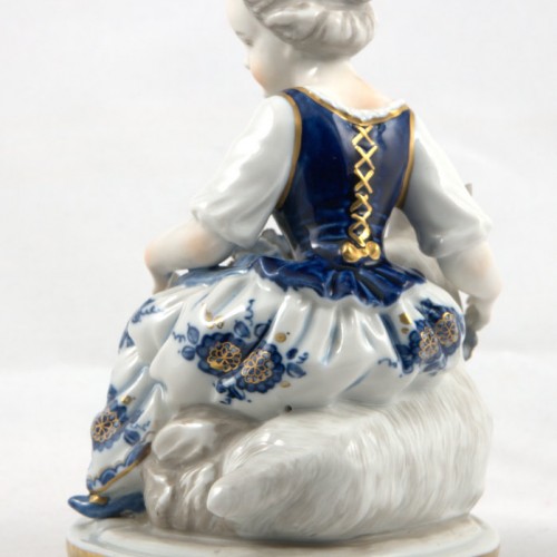 Девушка с козой и виноградом, Unterweissbach, Германия, 1962-90 гг