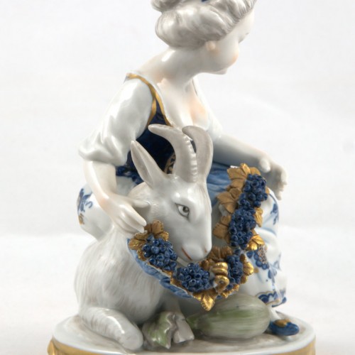 Девушка с козой и виноградом, Unterweissbach, Германия, 1962-90 гг