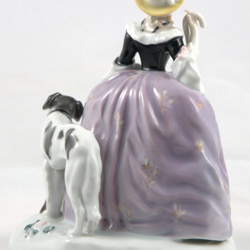 Дама с тростью и собаками, Karl Ens, Германия, 1920-30 гг