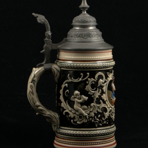 Пивная кружка, 1/2л, Marzi & Remy, Германия, 1890 гг