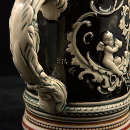 Пивная кружка, 1/2л, Marzi & Remy, Германия, 1890 гг