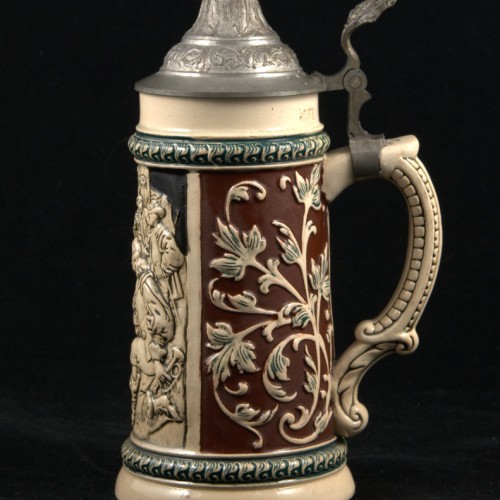 Старинная пивная кружка, 1/2 л, Германия, ок. 1900 г