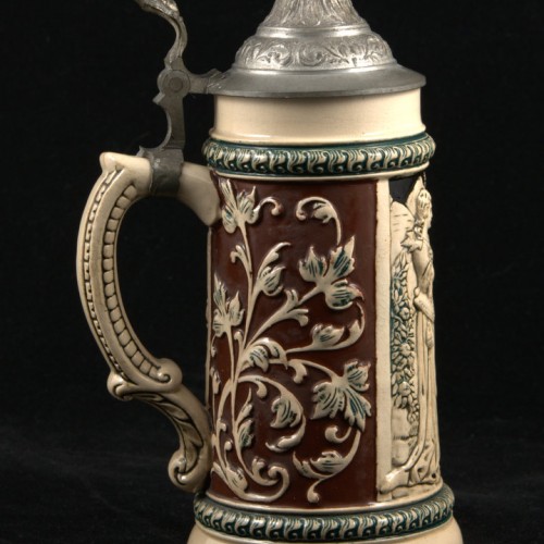 Старинная пивная кружка, 1/2 л, Германия, ок. 1900 г