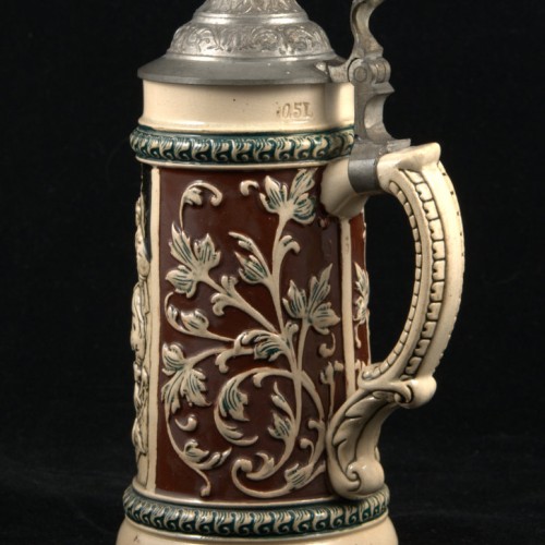 Старинная пивная кружка, 1/2 л, Германия, ок. 1900 г