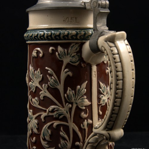 Старинная пивная кружка, 1/2 л, Германия, ок. 1900 г