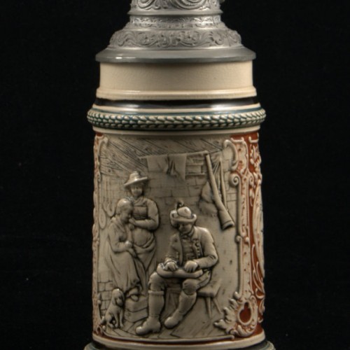 Старинная пивная кружка, 1/2 л, Германия, ок. 1890 г