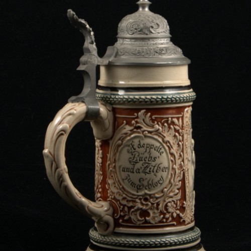 Старинная пивная кружка, 1/2 л, Германия, ок. 1890 г