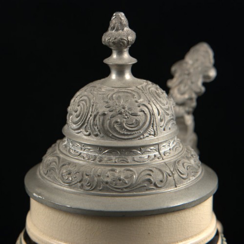 Старинная пивная кружка, 1/2 л, Германия, ок. 1890 г