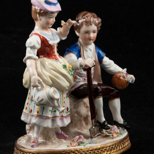 Мальчик и девочка, Sitzendorf, Германия