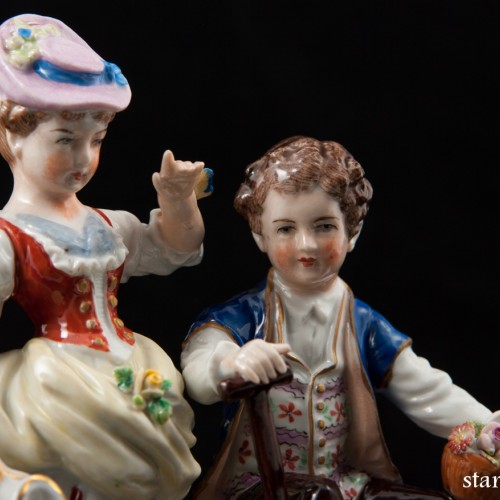 Мальчик и девочка, Sitzendorf, Германия