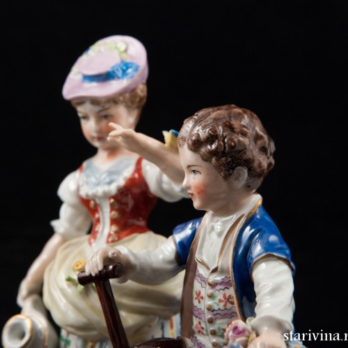 Мальчик и девочка, Sitzendorf, Германия