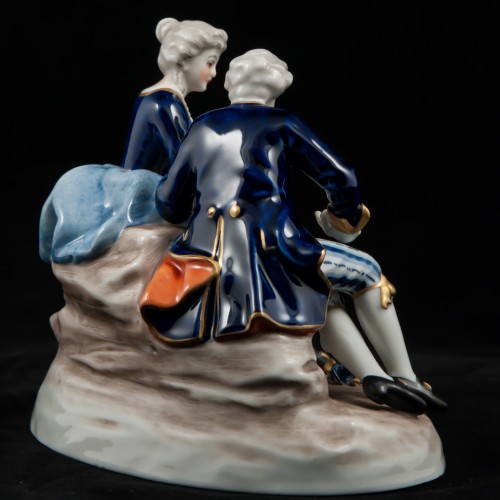 Пара играющая в карты, Unterweissbach, Германия, 1962-90 гг