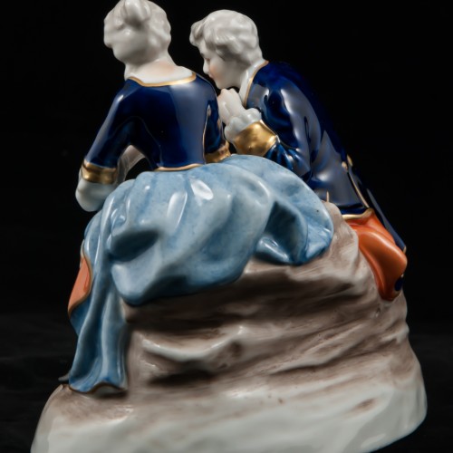 Пара играющая в карты, Unterweissbach, Германия, 1962-90 гг