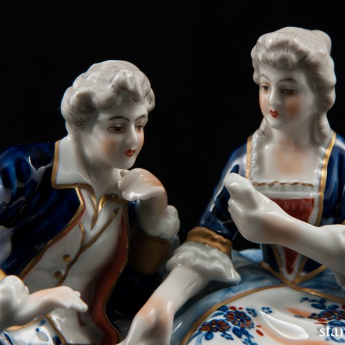 Пара играющая в карты, Unterweissbach, Германия, 1962-90 гг