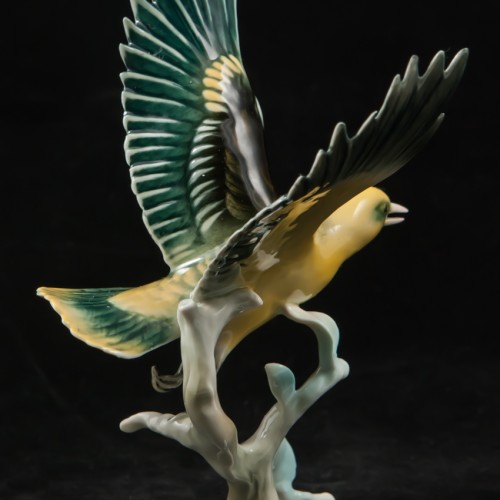 Иволга на ветке, Alka-Kunst, Alka Kaiser, Германия