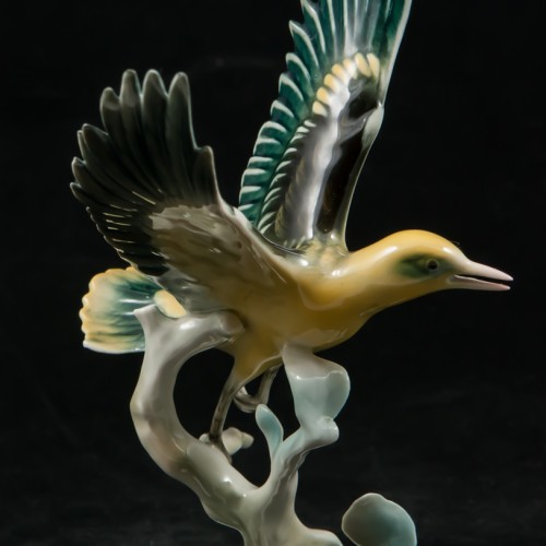 Иволга на ветке, Alka-Kunst, Alka Kaiser, Германия