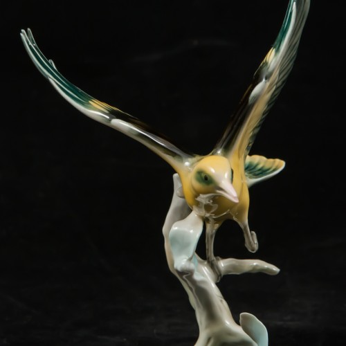 Иволга на ветке, Alka-Kunst, Alka Kaiser, Германия