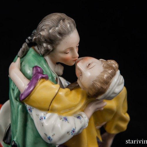 Целующаяся пара, Volkstedt, Германия, 1915-34 гг