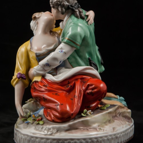 Целующаяся пара, Volkstedt, Германия, 1915-34 гг