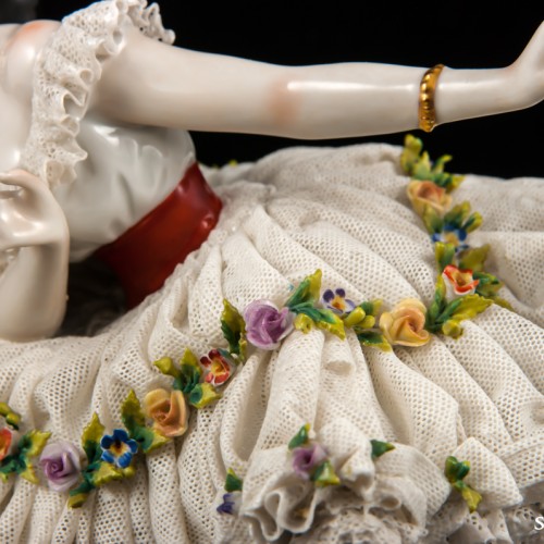 Прима-балерина, кружевная, Дрезден, Германия, кон. 19 в