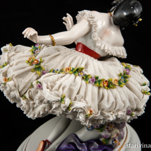 Прима-балерина, кружевная, Дрезден, Германия, кон. 19 в