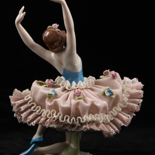 Балерина, кружевная, Sitzendorf, Германия, до 1940 гг